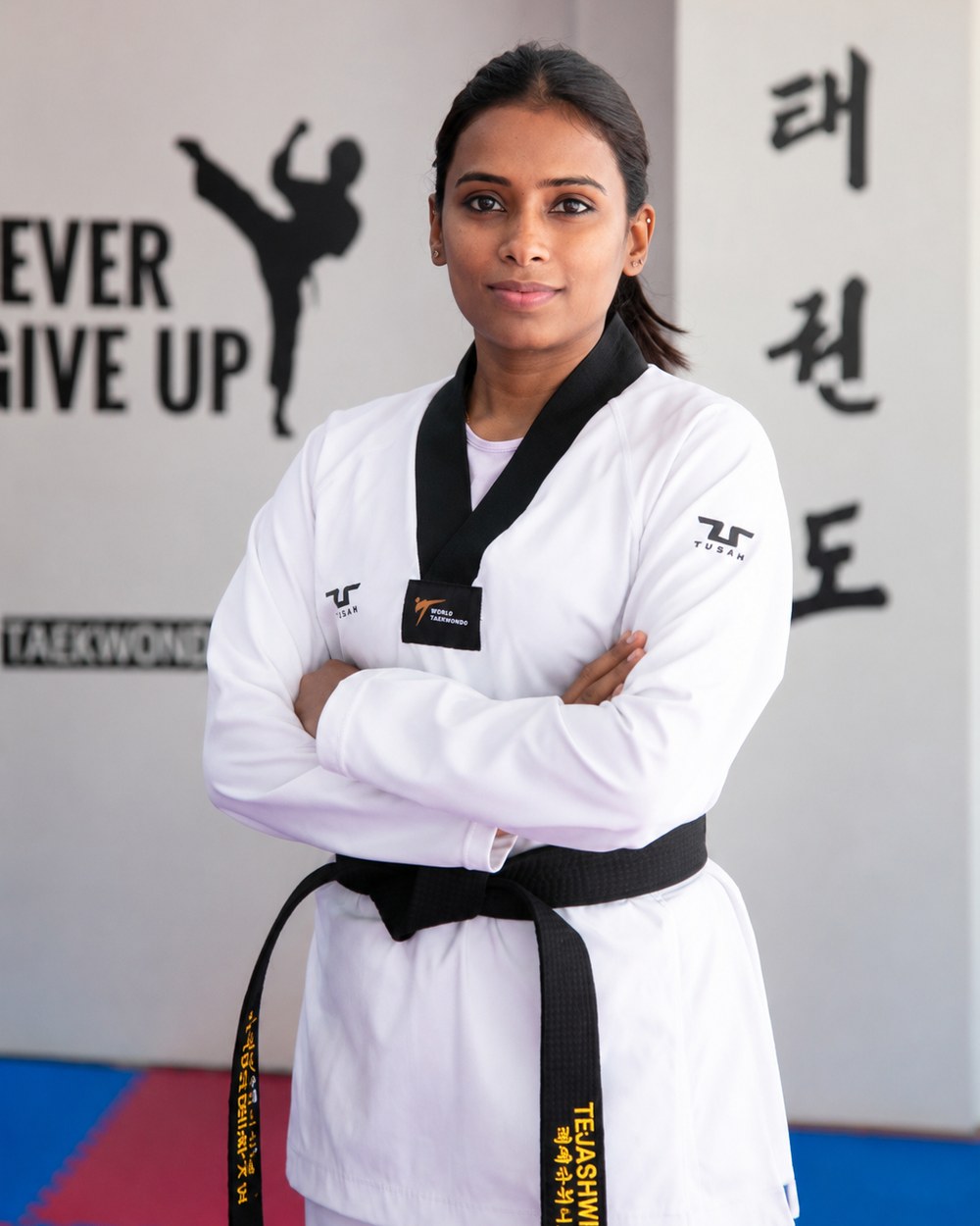 Master Tejashwini VN, Certified Black Belt, JPL Taekwondo Academy